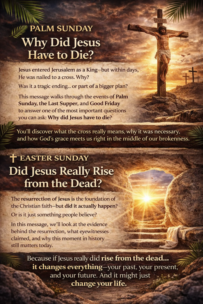 Palm Sunday and Easter