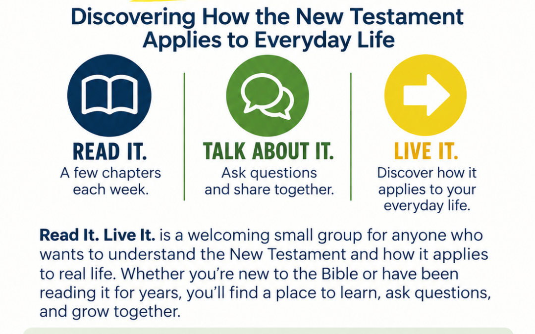 New Testament Study to Begin Monday, October 5th