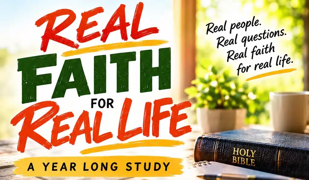 Real Faith for Real Life – Yearlong Bible Study – Beginning Nov. 3